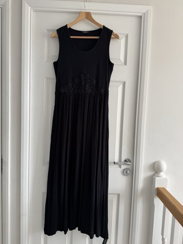 Lovely black maxi dress - black,