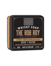 The Scottish Fine Soaps Company Whisky Hand Body Soap In A Tin The Rob Roy 100g