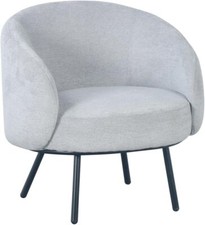 Modern Armchair Soft Fabric Accent Tub Chair Occasional Chair Wing Back Lounge