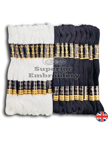White black anchor cross - 12,