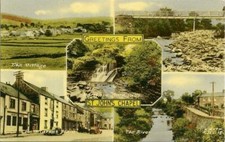PRINTED MULTIVIEW POSTCARD OF ST. JOHNS CHAPEL, (NEAR WESTGATE), COUNTY DURHAM 2