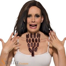 Cockroach Necklace Fake Insect