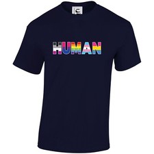 Pride LGBTQ+ Gay Trans Pride Human Pride Flags T-shirt Adults and Teens Sizes