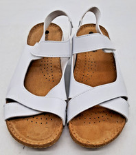 Pavers Womens White Leather