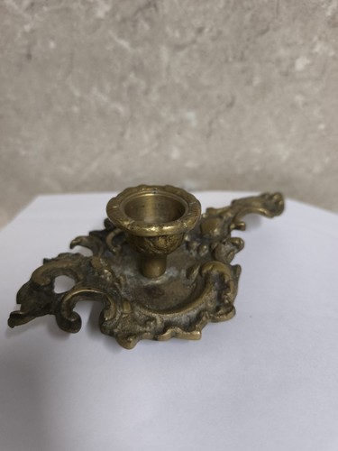 Vintage french chamberstick - vintage,