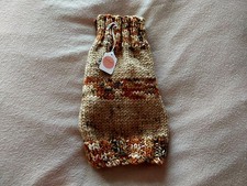 Hand Knitted Dog Jumper. Small