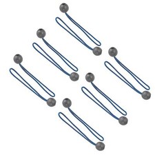 Bungee Ball Elastic Cord Black Loop Shock Cords Easy Fix Ties 10 & 30 Pcs