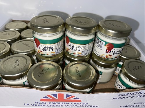 English clotted cream 28g - cream, 24