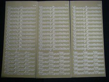 JobLot 3 LARGE GREETING Gold