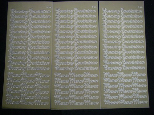 Joblot large greeting gold - large,