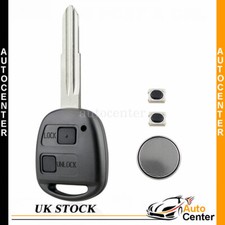 2 Button Key Fob Case Shell For Toyota Yaris 2005 2006 2007 2008 2009 2010 2011