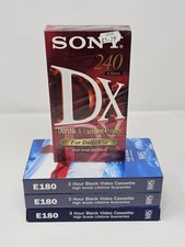 VHS Blank Tapes Bundle x4 –