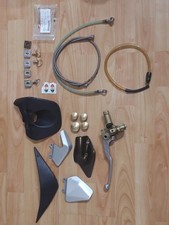 Ducati 916 spares including clutch lever assembly and Dzus clips.