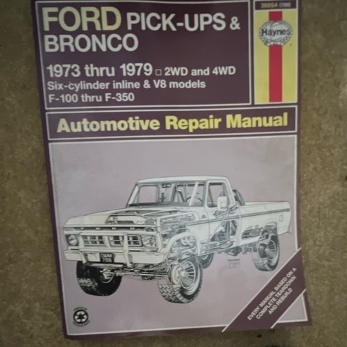 Haynes ford pickups bronco - ford,