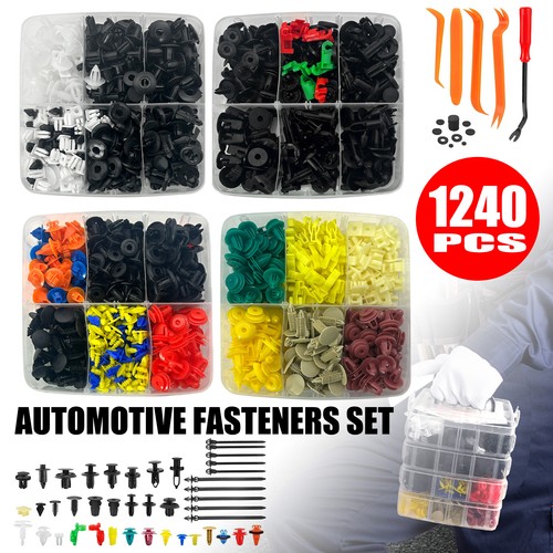 1240pc plastic car push pin - 1240pc,