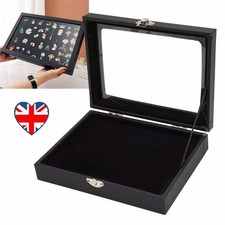 Pin Display Case Shadow Box Badge Storage Enamel Medals Display Storage 35x24cm