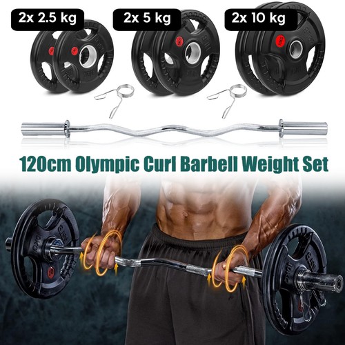 4ft curl barbell set - curl,