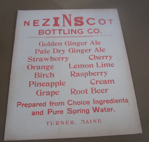 Old vintage 1920 nezinscot - old,