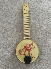 Antique 1920's Toy Banjo Litho