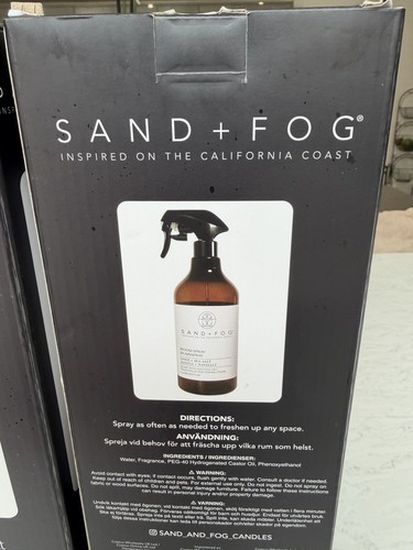 Sand and fog room spray - fog, spray,