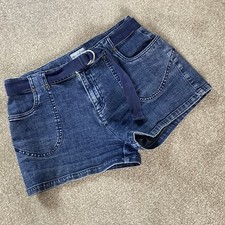 Per Una Blue Denim Shorts