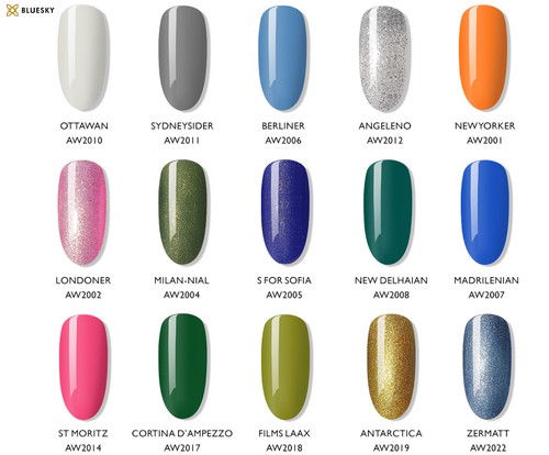 Bluesky gel polish autumn - polish,