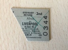 Half railway ticket - half.,