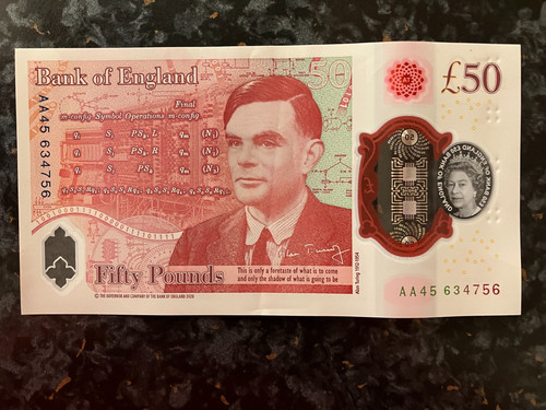 50 bank note in - 1x,