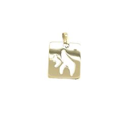 Chai Pendant Set In 14k Yellow Gold