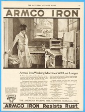 1919 ARMCO Iron Washing