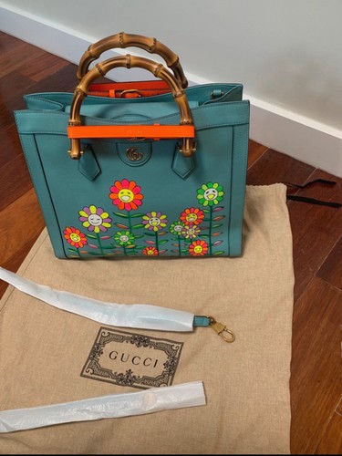 Gucci diana bamboo tote bag - bamboo,