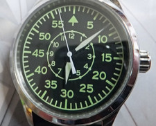 "Fleiger" 40mm Luftwaffe Pattern Military Aviators Watch - Sapphire Crystal