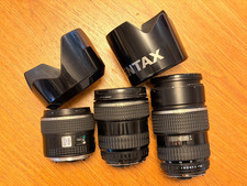 Pentax 645 55mm, 45-85mm and