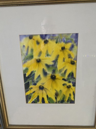 Original rudbeckia watercolour - rudbeckia,