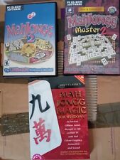 MahJongg Master 2, MahJongg Magic, Mahjong 2 - 3 X PC CD Rom Bundle Card Games 