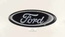 BLACK STEERING WHEEL BADGE STICKER FOR FORD FOCUS FIESTA MONDEO KUGA C-MAX S-MAX