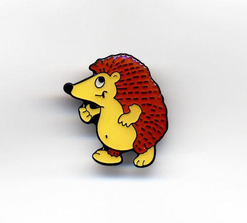 Hedgehog enamel pin badge item - hedgehog,