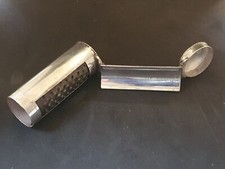 Georgian Solid Silver Tubular Nutmeg Grater.