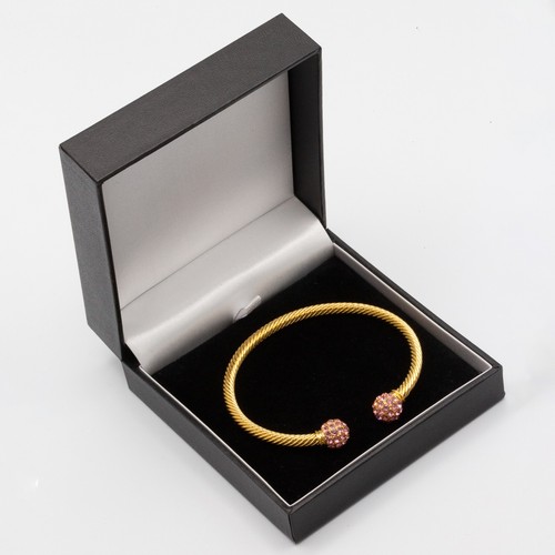 Women 9ct gold pink tourque - gold,