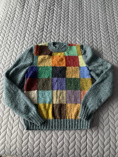Hand knitted kaffe fassett - hand,