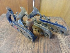 3 Wood Rebate Planes Two Record No  078 One Woden No W78