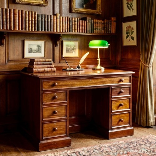 Handsome antique mahogany - handsome,