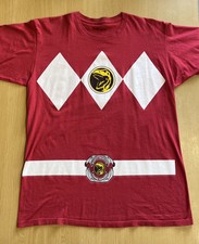 Mighty Morphin Power Rangers Tyrannosaurus Rex Red Ranger T-Shirt XL