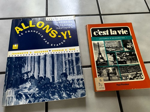 Vintage french textbook - textbook, lot