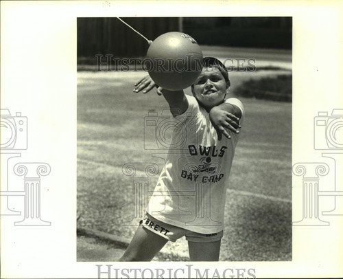 1988 press photo - photo, tether