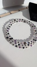 Amethyst black tourmaline and - black,
