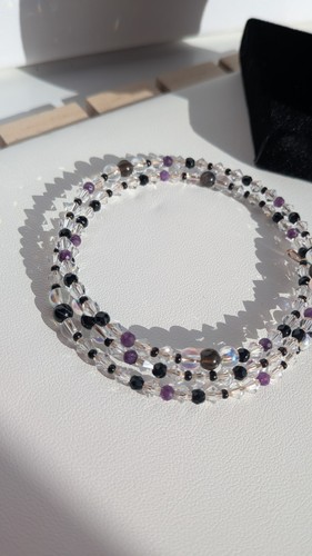 Amethyst black tourmaline and - amethyst,,