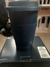 Land  Rover Matte Ceramic Travel Mug-Navy