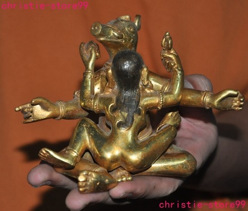 Tibet buddhism bronze - 5.6",