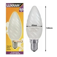 Luxram 60W 240V SES E14 45mm